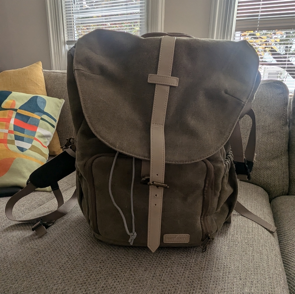 Camera and laptop backpack